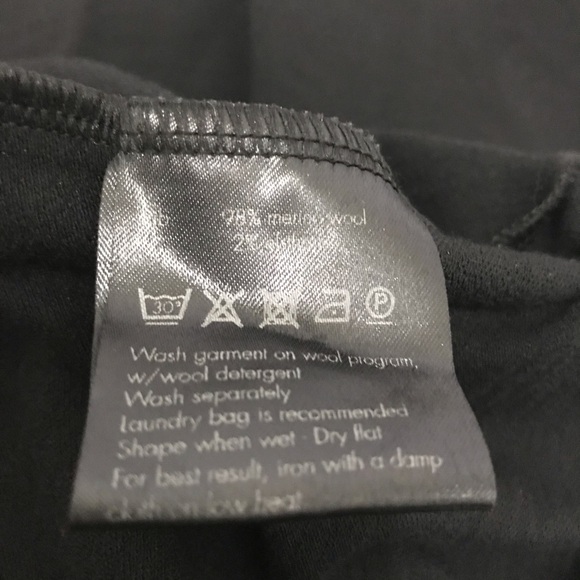 We Norwegians Merino Wool Black Long Sleeve Dress Size XS - Picture 6 of 7